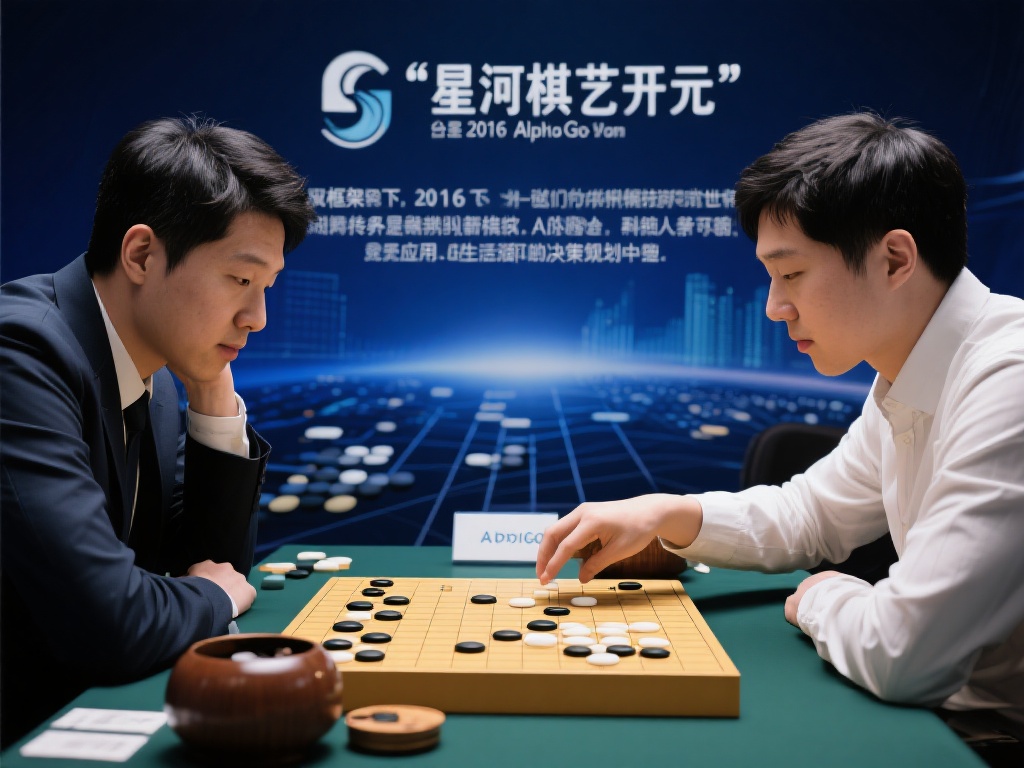 星河棋艺开元:探索智慧与策略的无限可能 (星河棋艺开元:开启智慧与策略的无尽征程) 例如,2016年AlphaGo与李世乭的世纪对决中