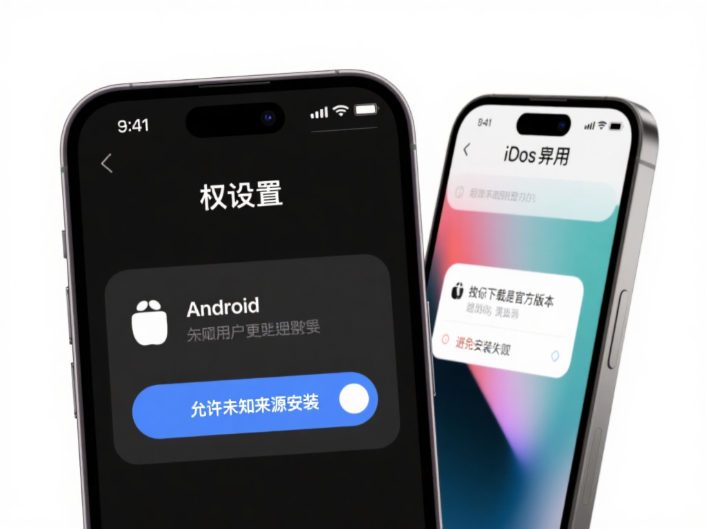 权限设置：安卓用户可能需要在手机设置中开启“允许未