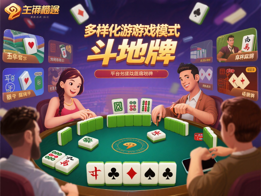 多样化的游戏模式：平台涵盖了斗地主、麻将、德州扑克